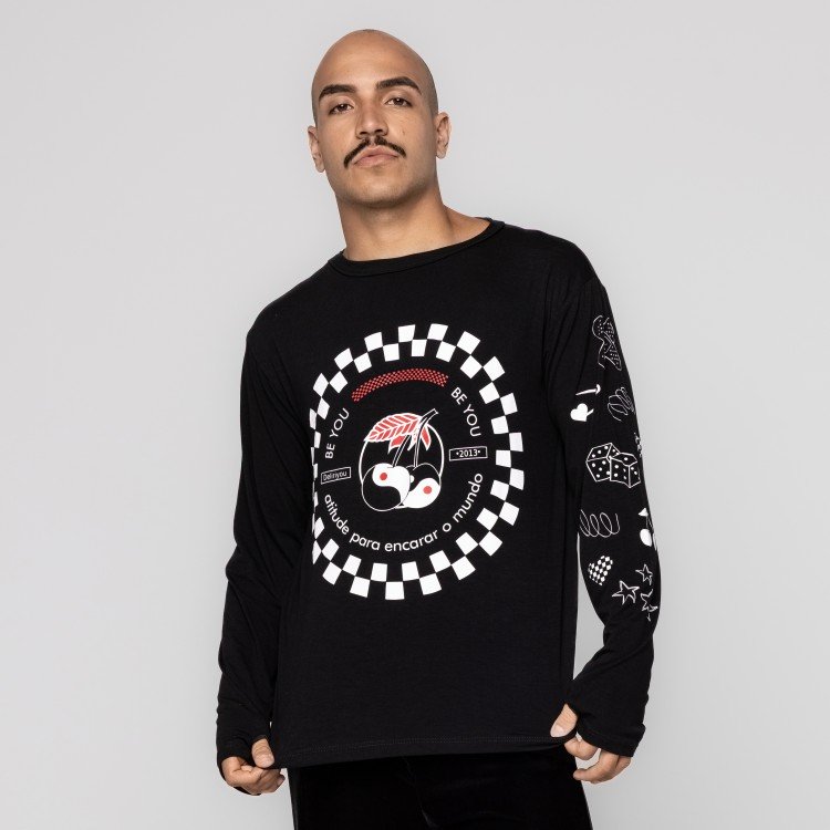 Blusa Manga Longa Be You