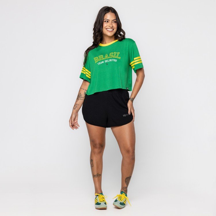Blusa Verde Brasil Team Deliriyou