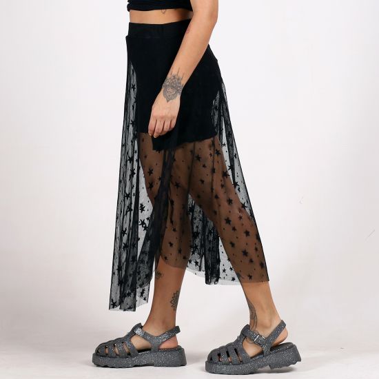 Saia Midi Tule Star