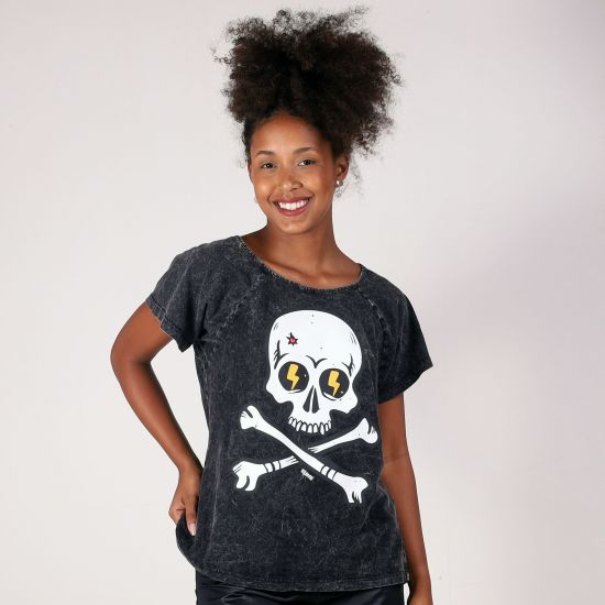 Blusa Estonada Skull Hardcore