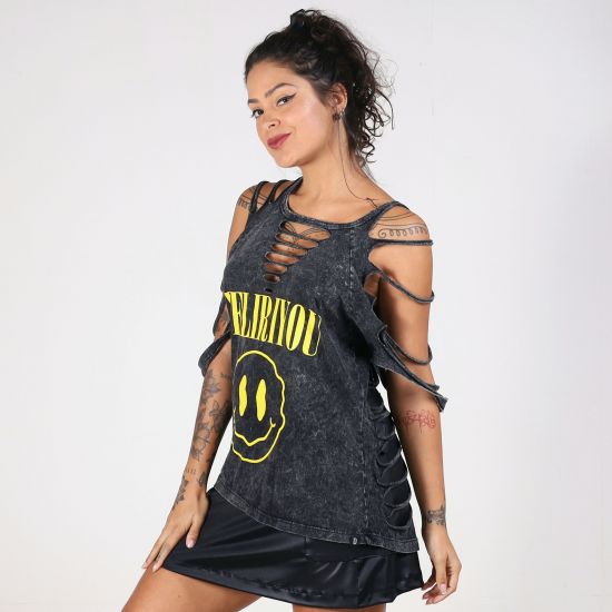 Blusa Estonada Deliriyou Smile