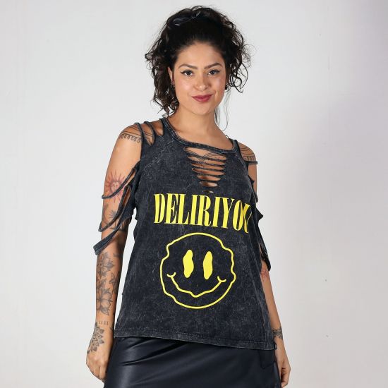 Blusa Estonada Deliriyou Smile