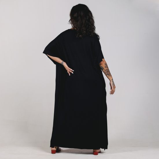 Vestido Kaftan Longo Black