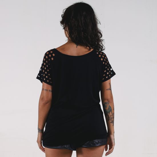 Blusa Max Grid Laser
