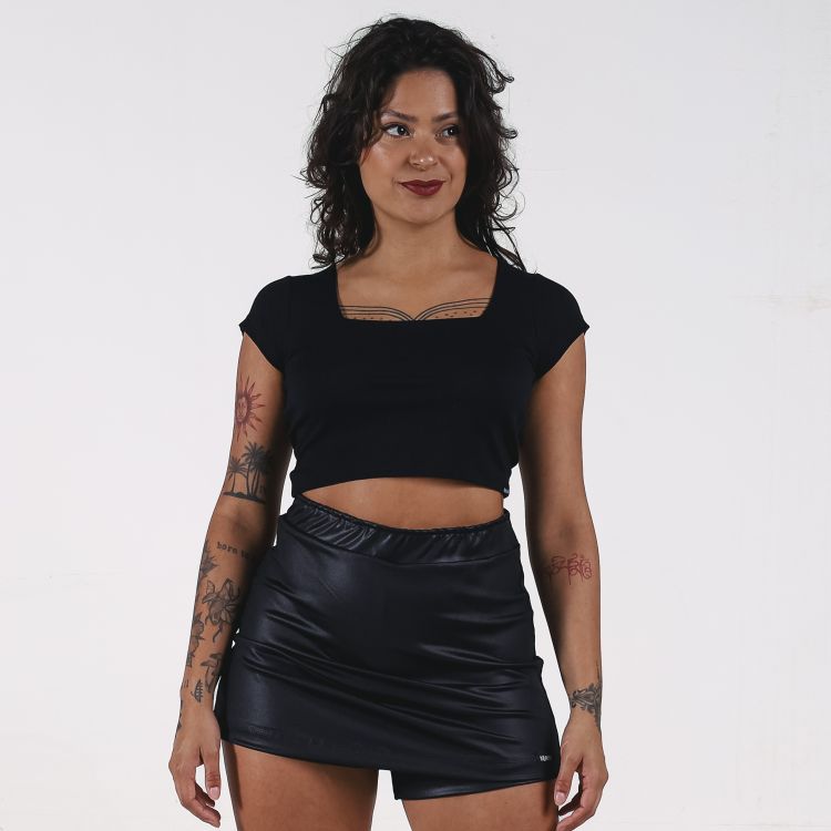 Cropped Canelado Basic Dly