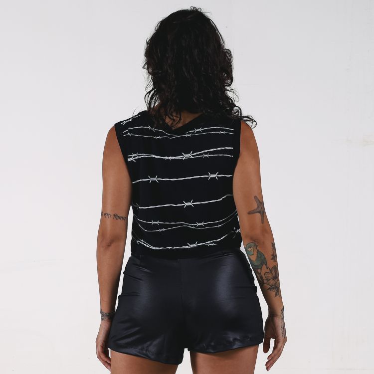 Blusa Cropped Barbed Wire Deliriyou