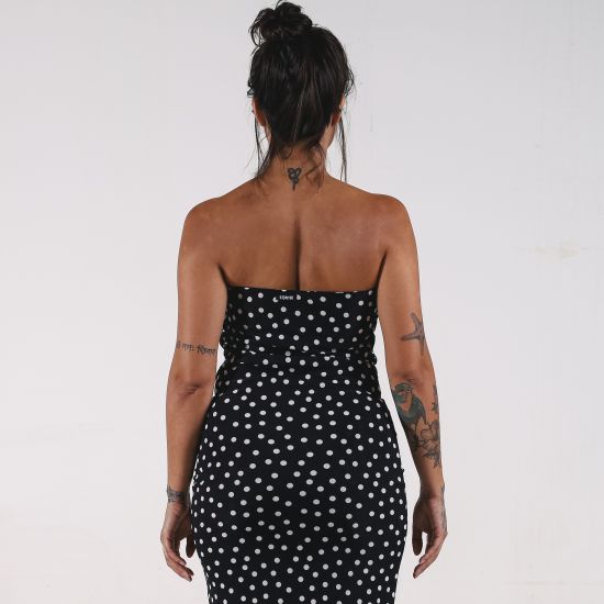 Vestido Reto Poá Deliriyou