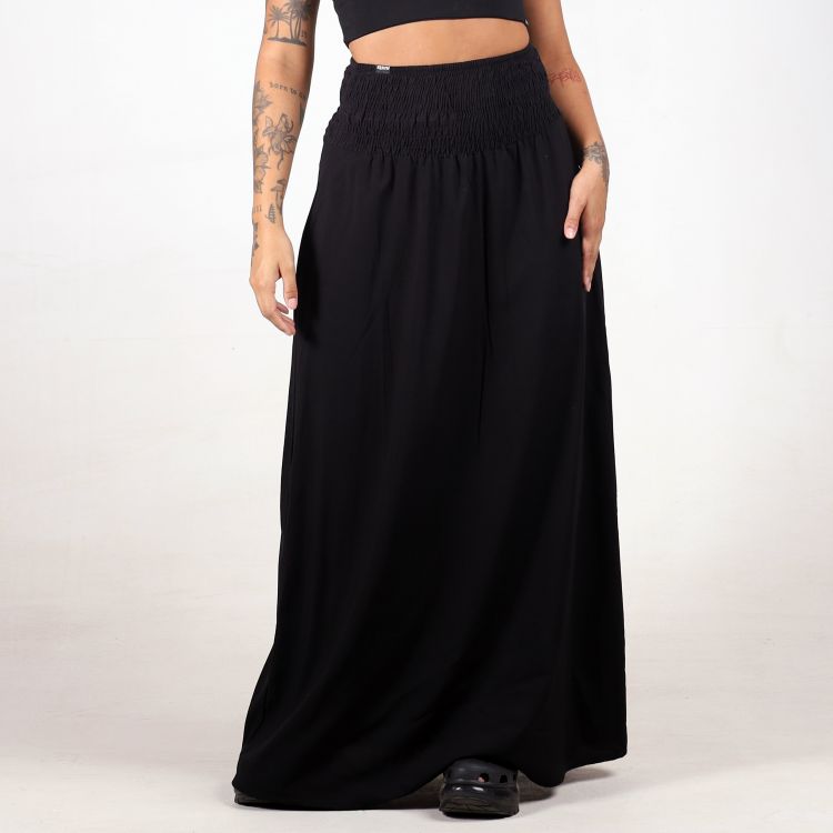 Saia Vestido Lastex Longa