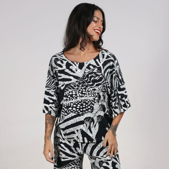 Blusa Animal Print Vibe