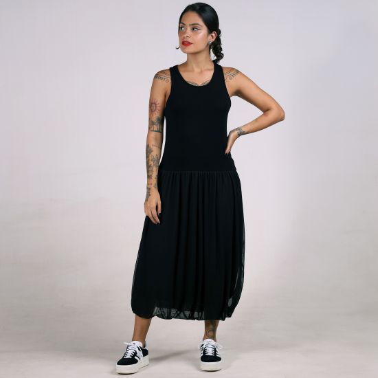 Vestido Midi Balonê