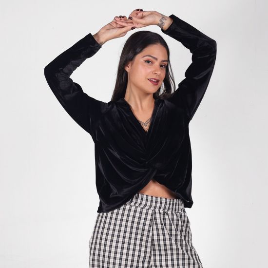 Casaco Veludo Moonlight