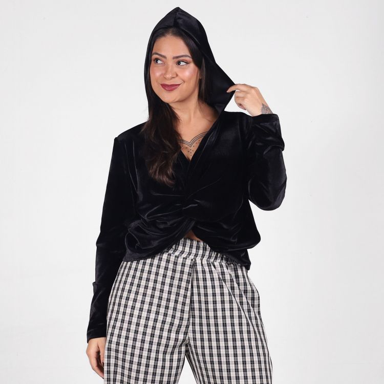 Casaco Veludo Moonlight