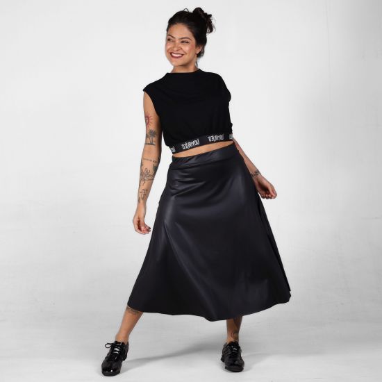 Saia Midi Evasê Cirrê