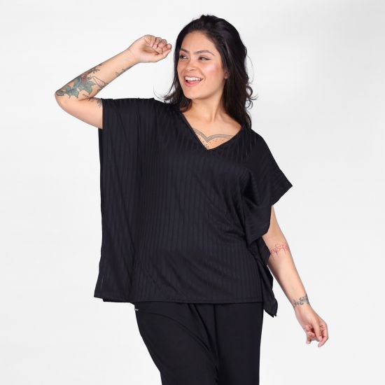 Blusa Kaftan Black