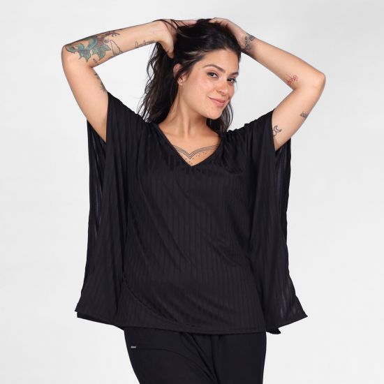 Blusa Kaftan Black