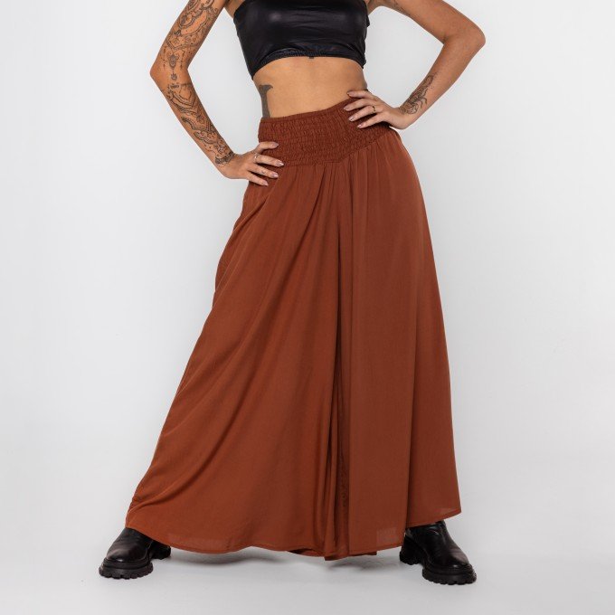 Calça Pantalona Brown