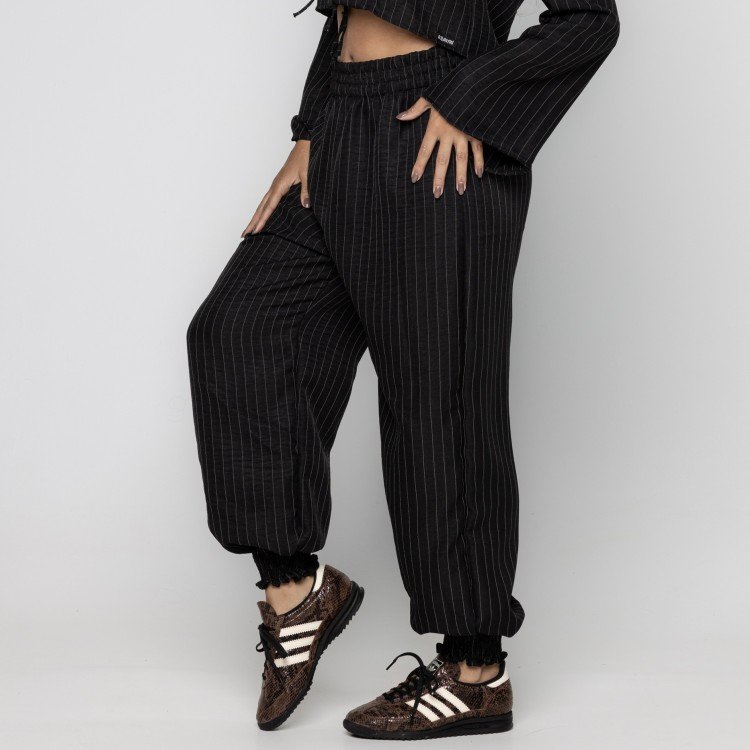 Calça Jogger Risca de Giz Black
