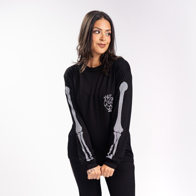 Blusa Bones Heart