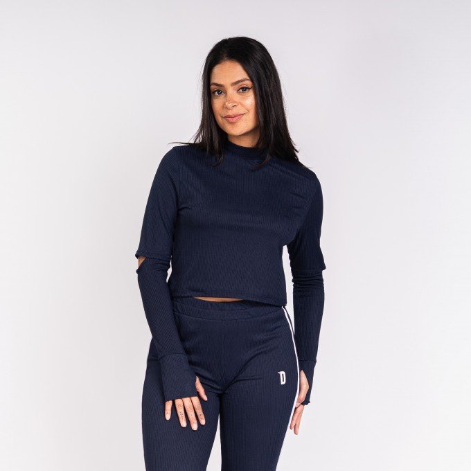 Blusa Blue Cut Deliriyou