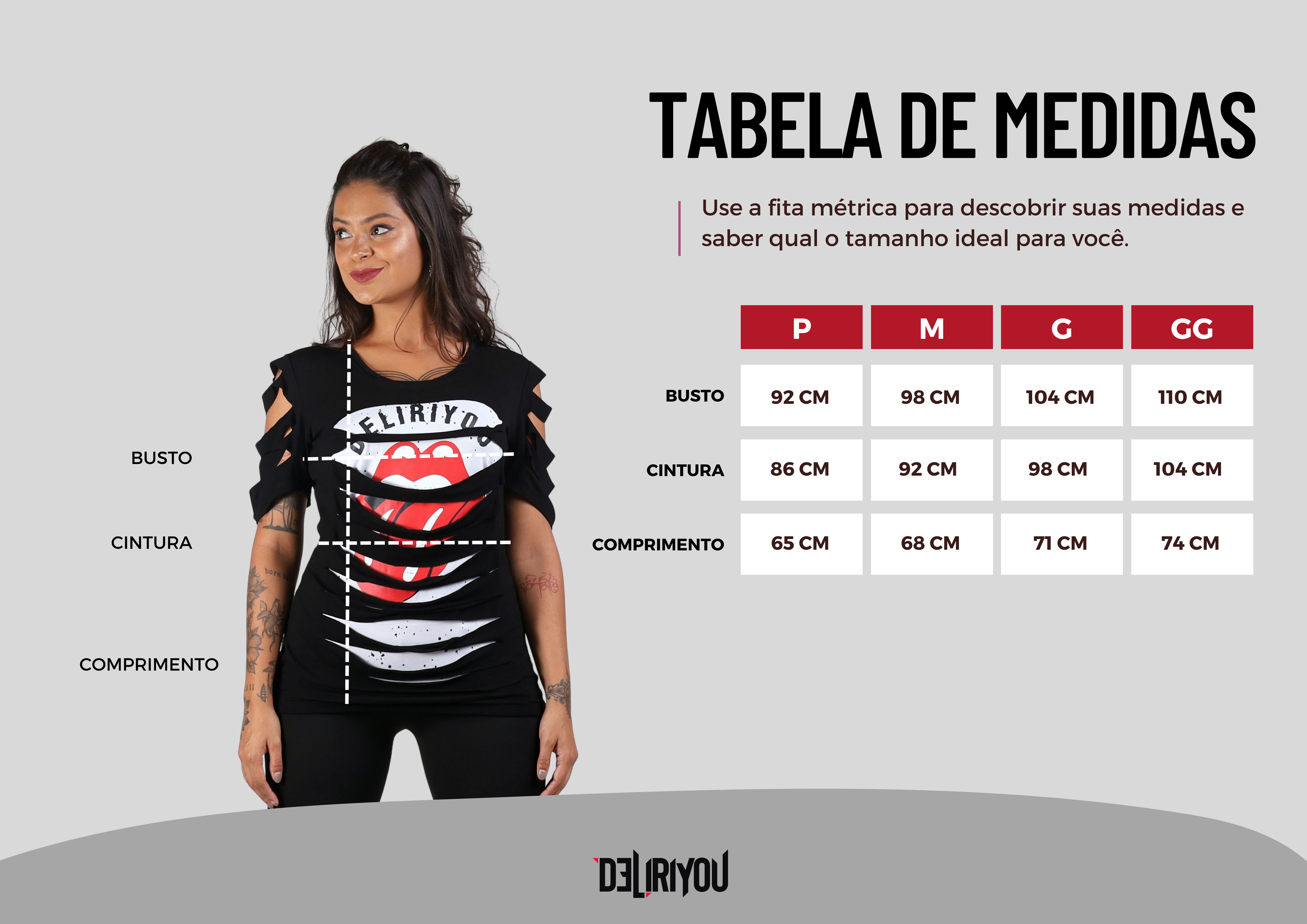 Tabela de medidas