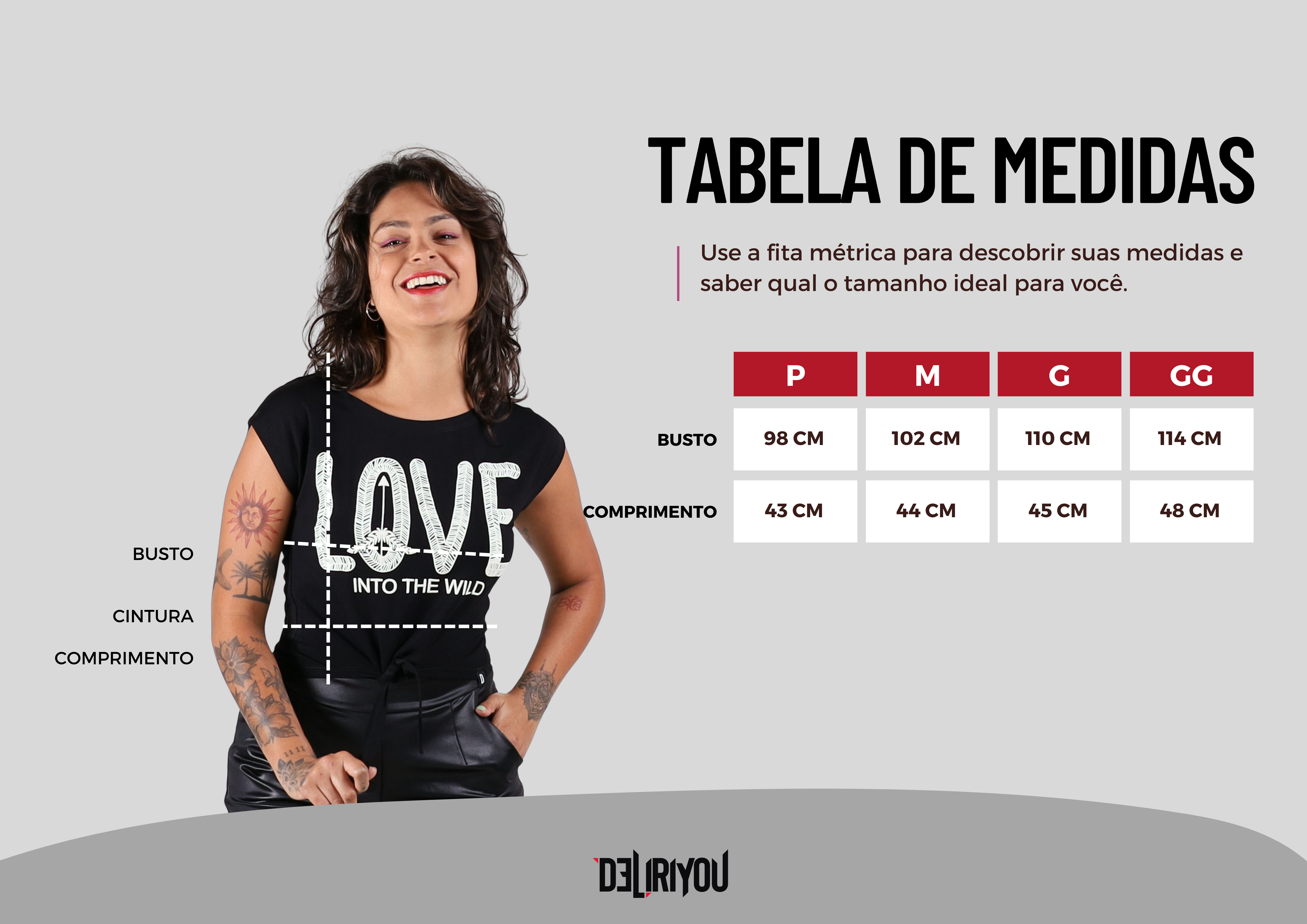 Tabela de medidas