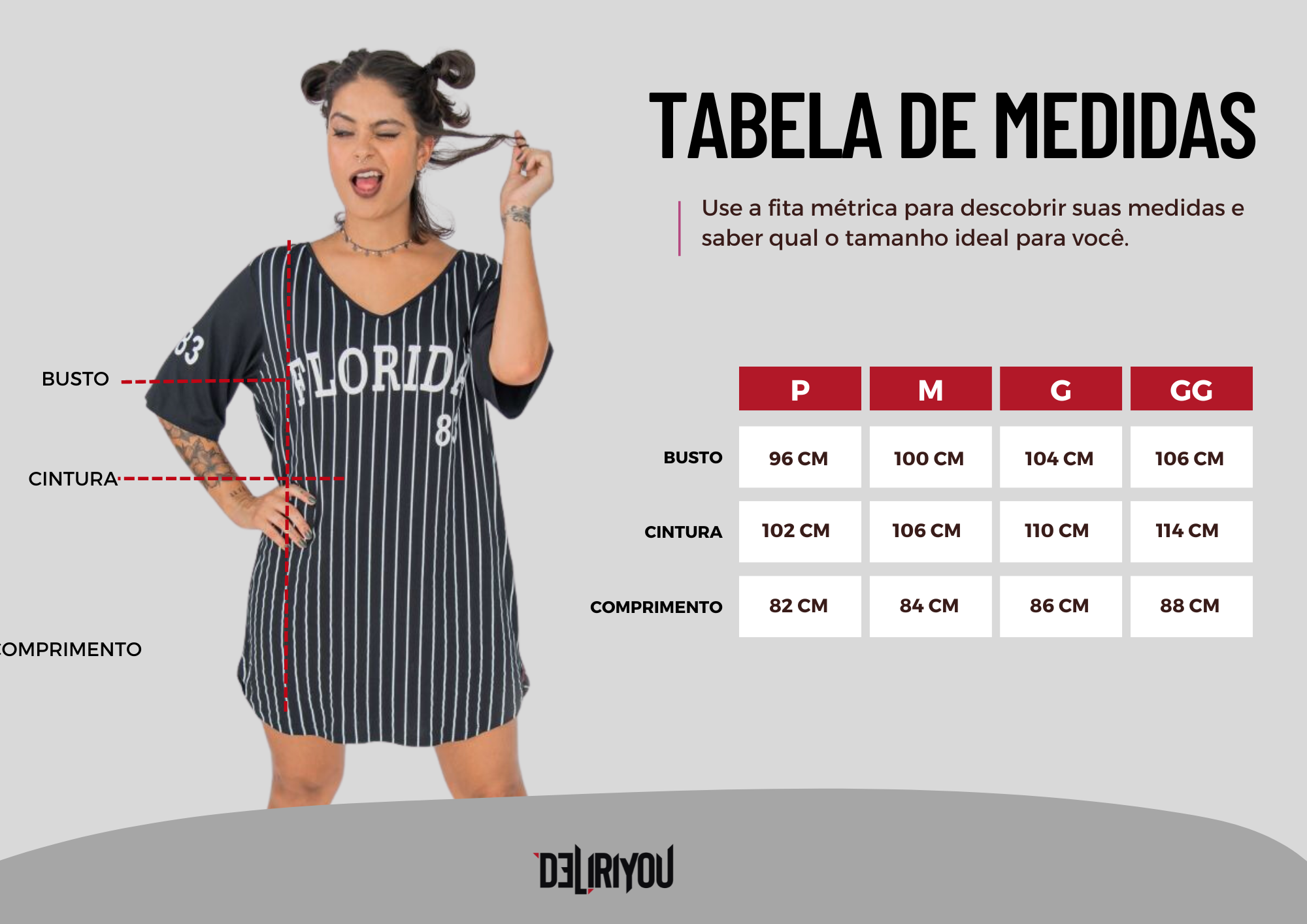 Tabela de medidas