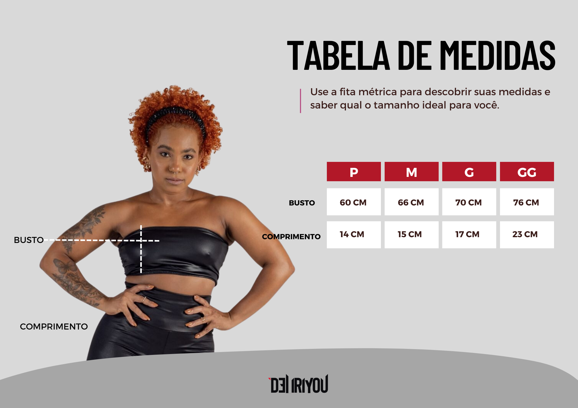 Tabela de medidas