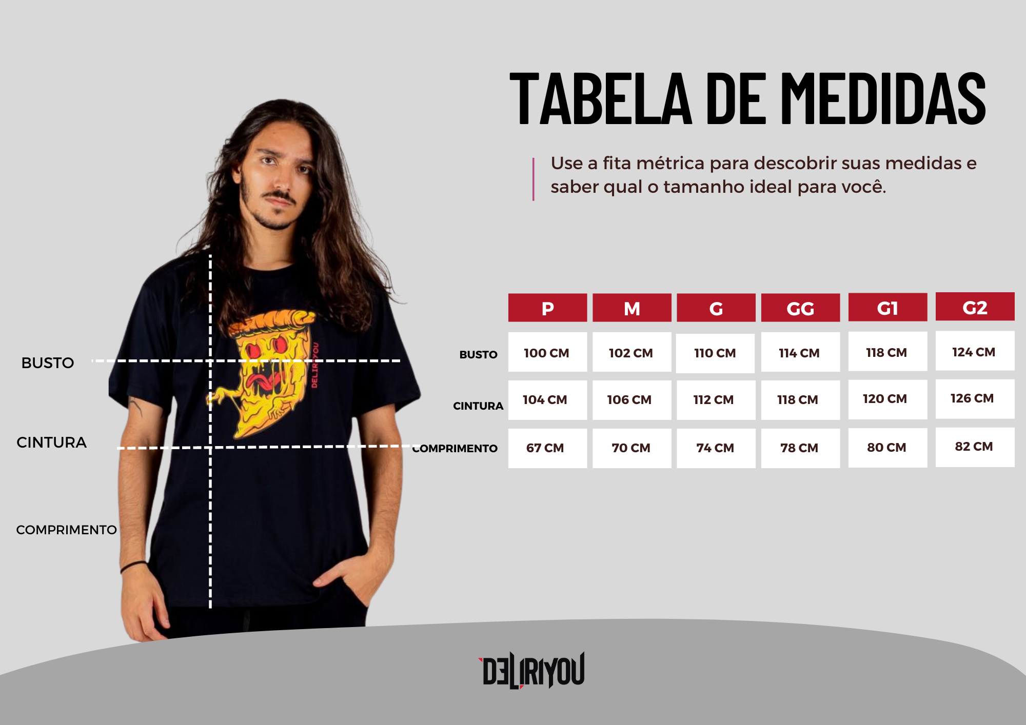 Tabela de medidas