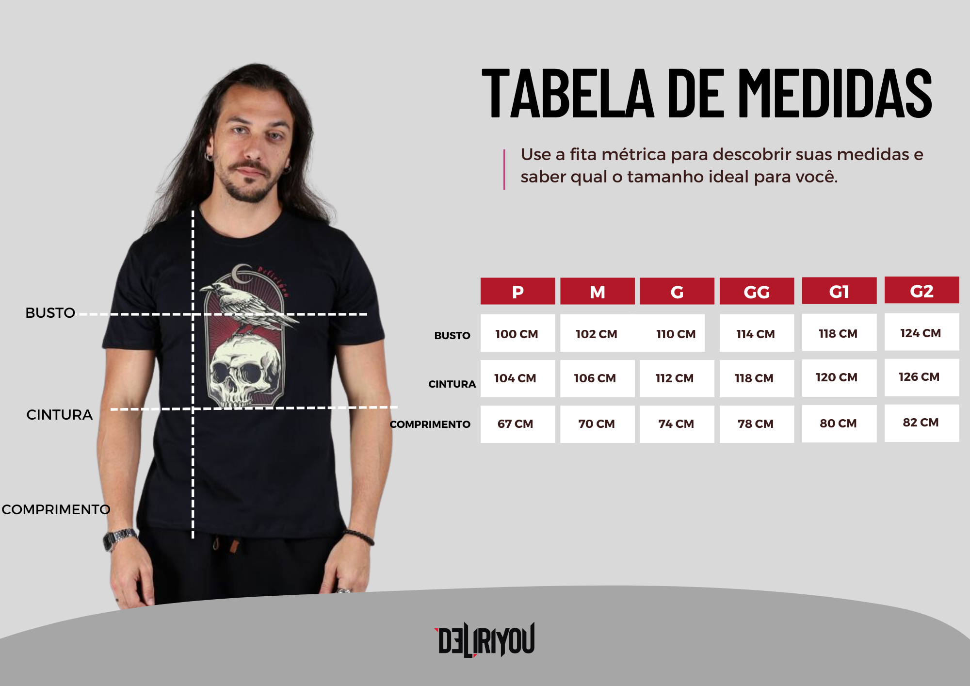 Tabela de medidas