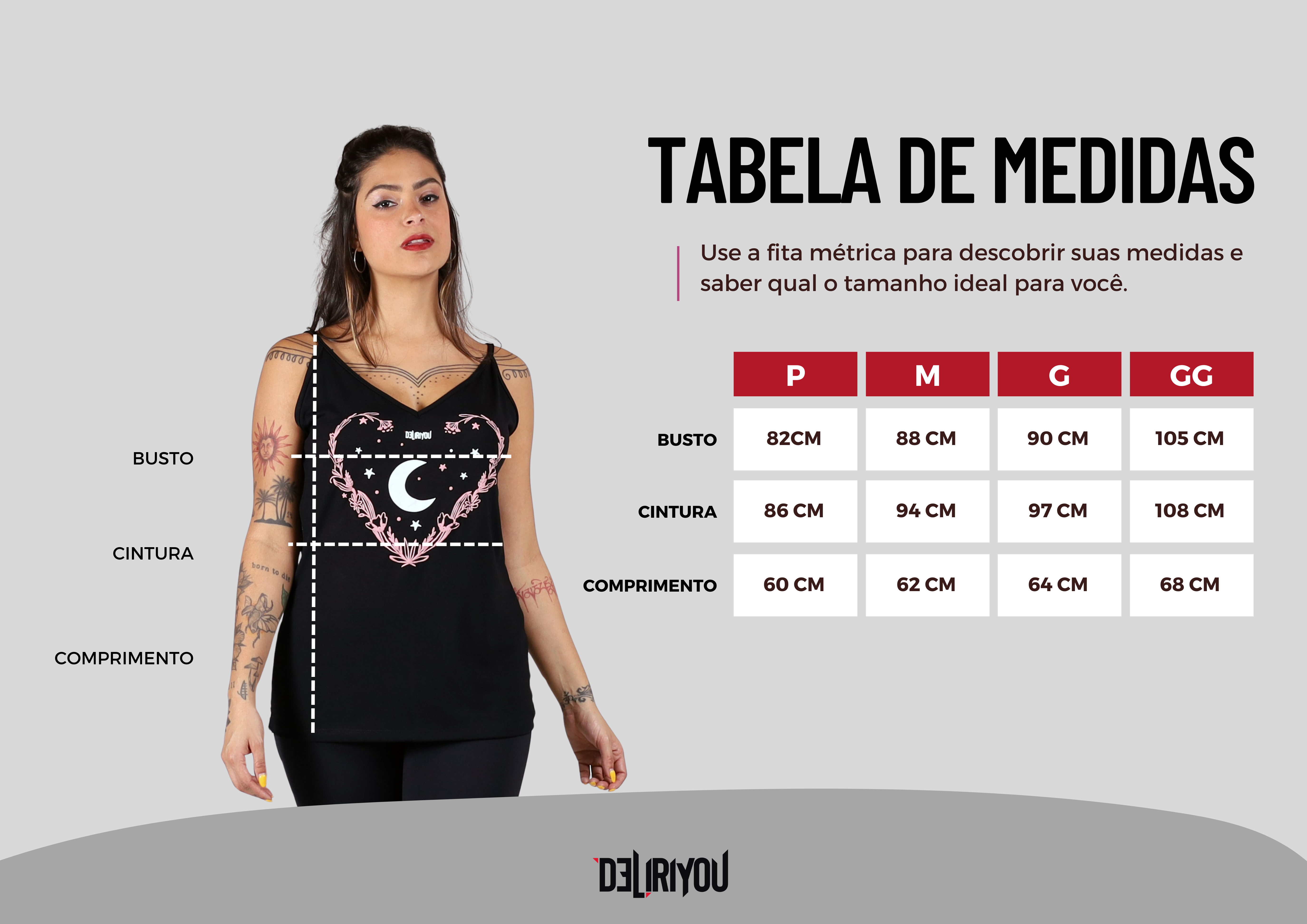 Tabela de medidas