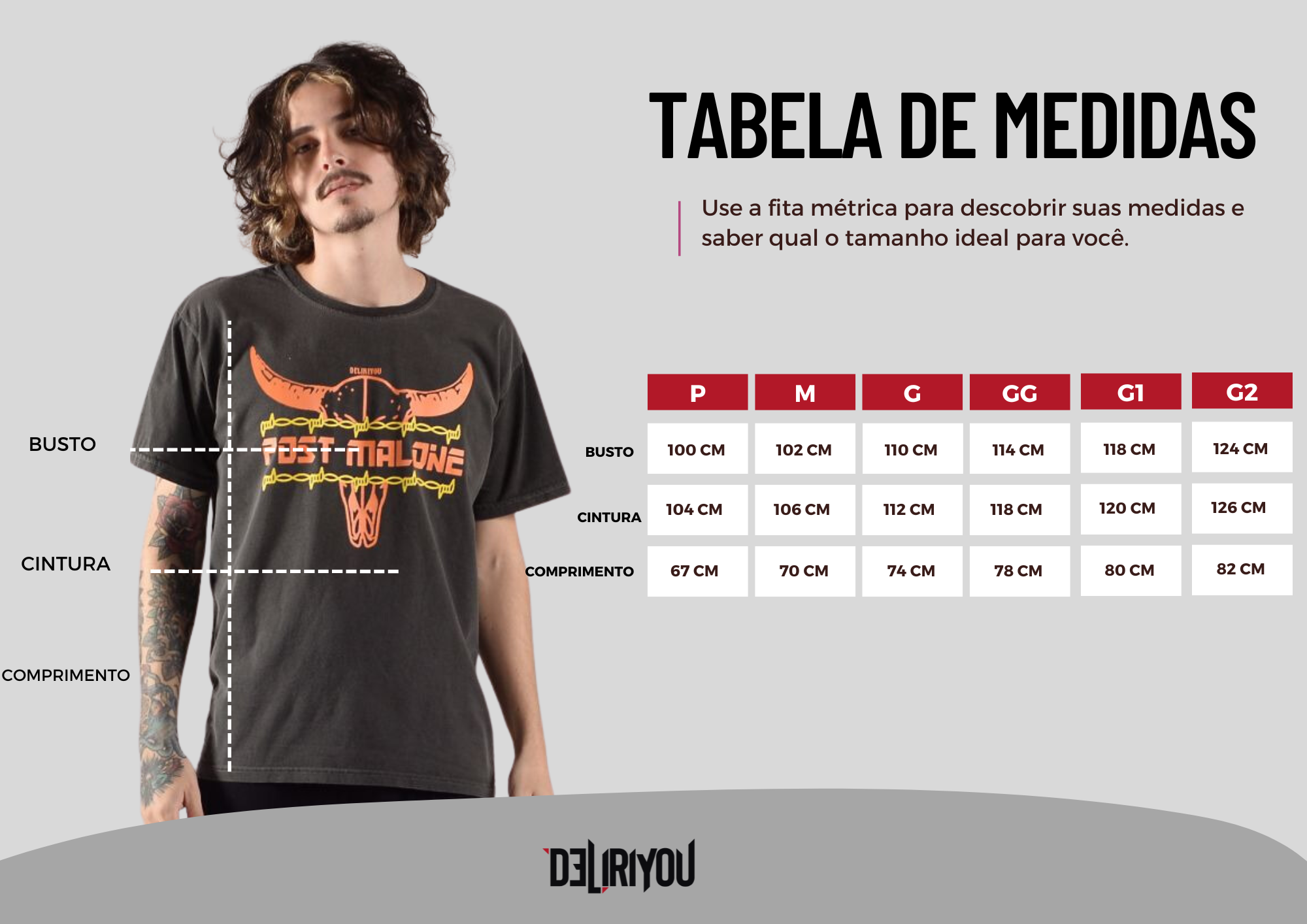 Tabela de medidas