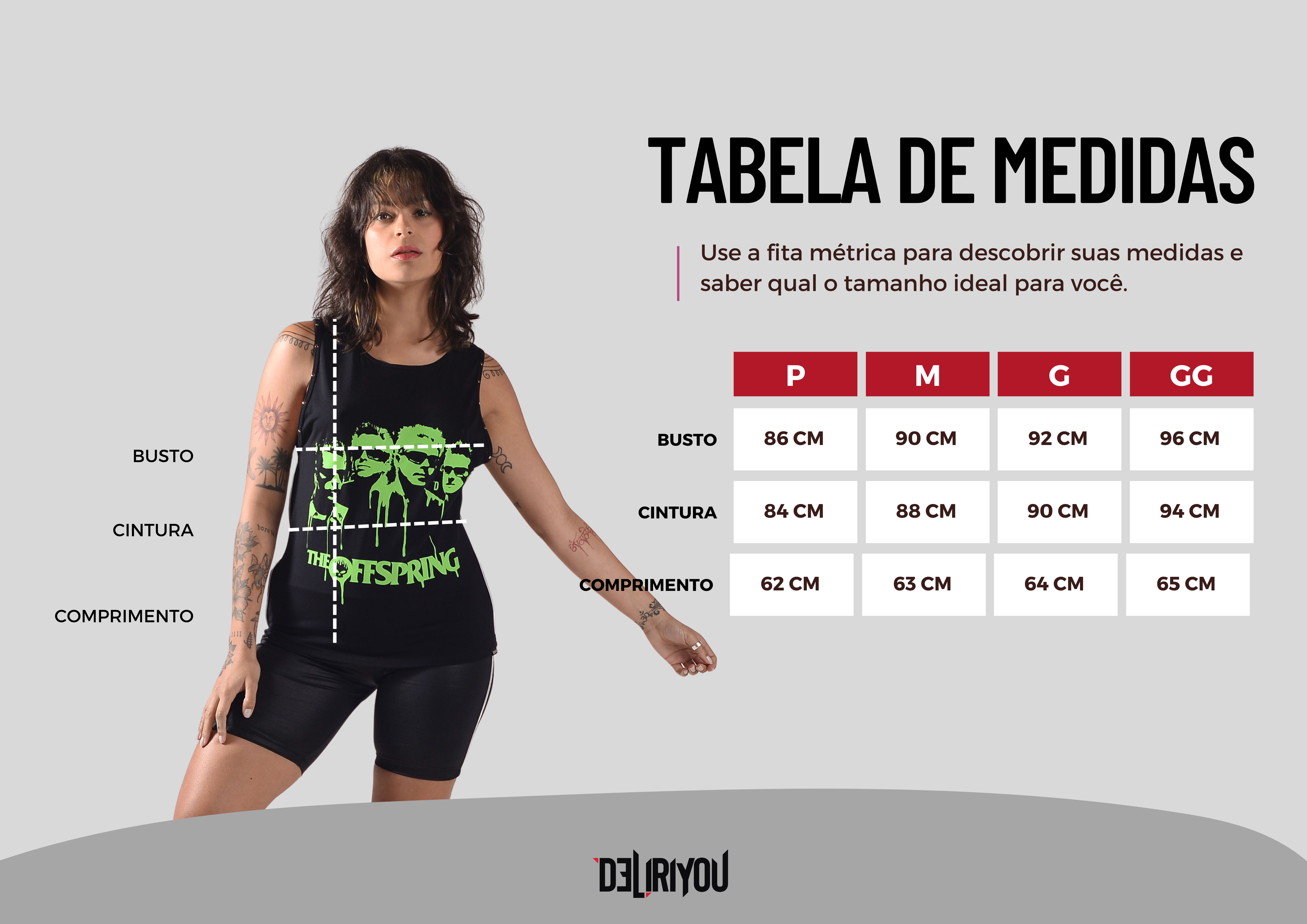 Tabela de medidas