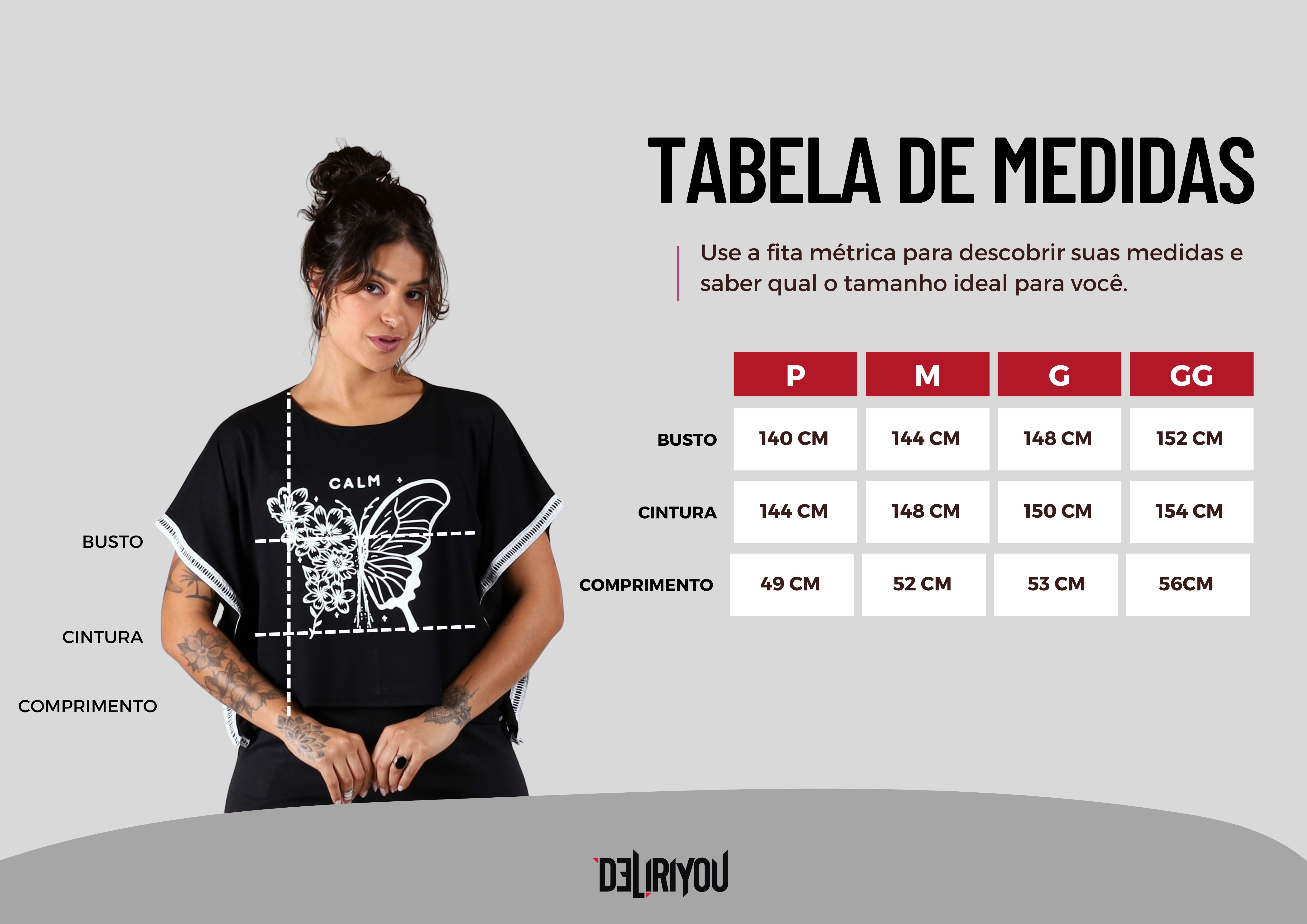 Tabela de medidas