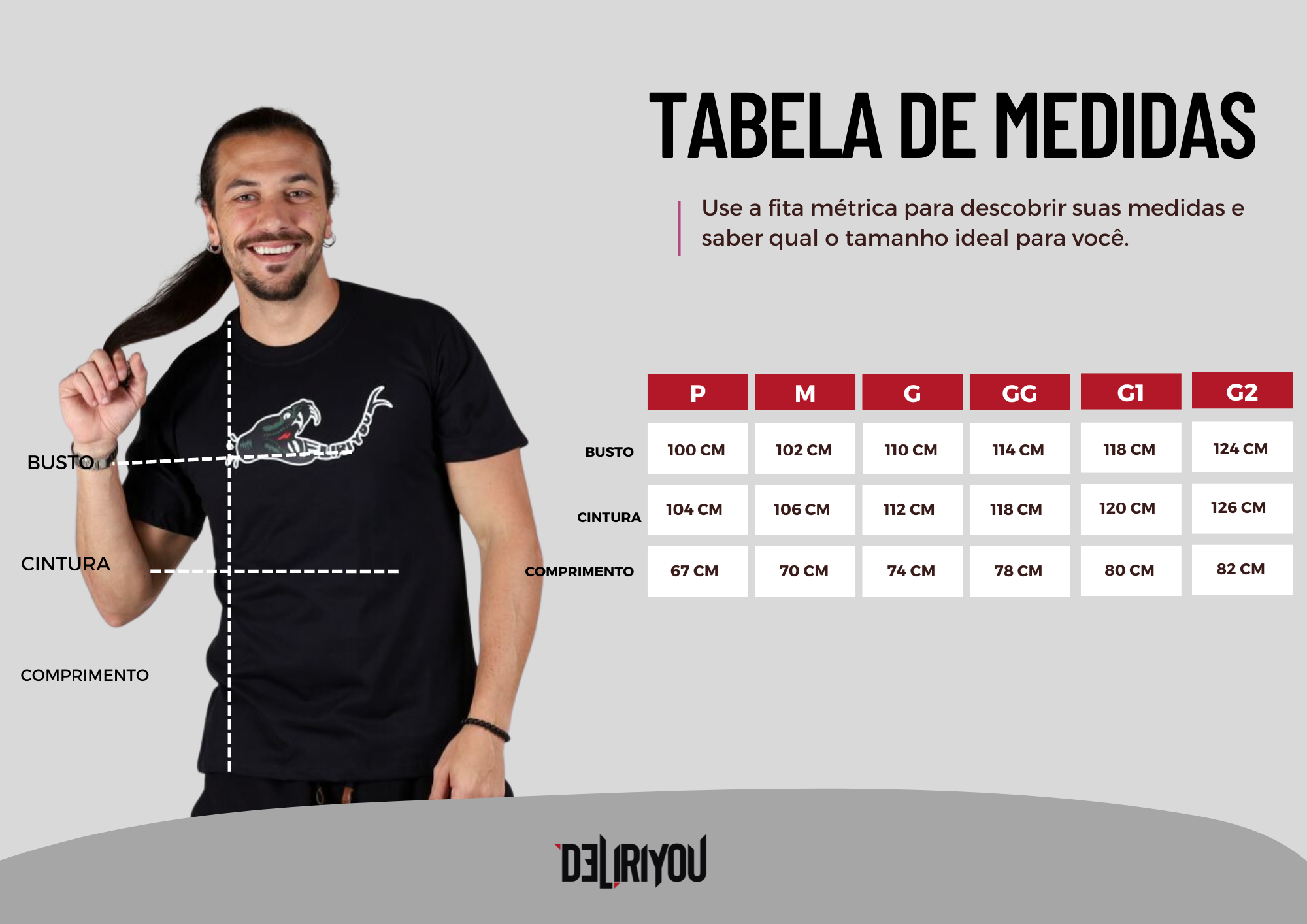 Tabela de medidas