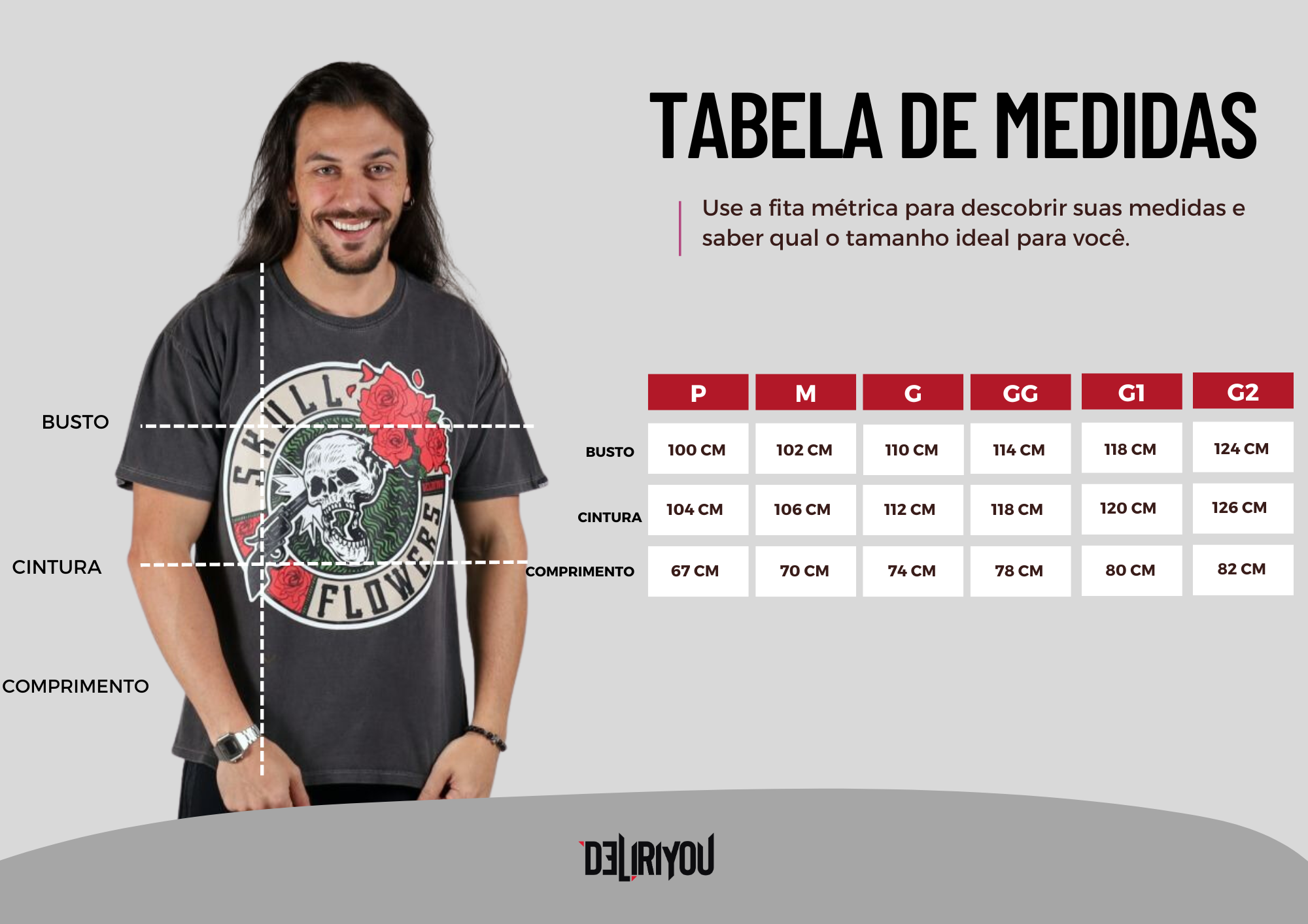 Tabela de medidas