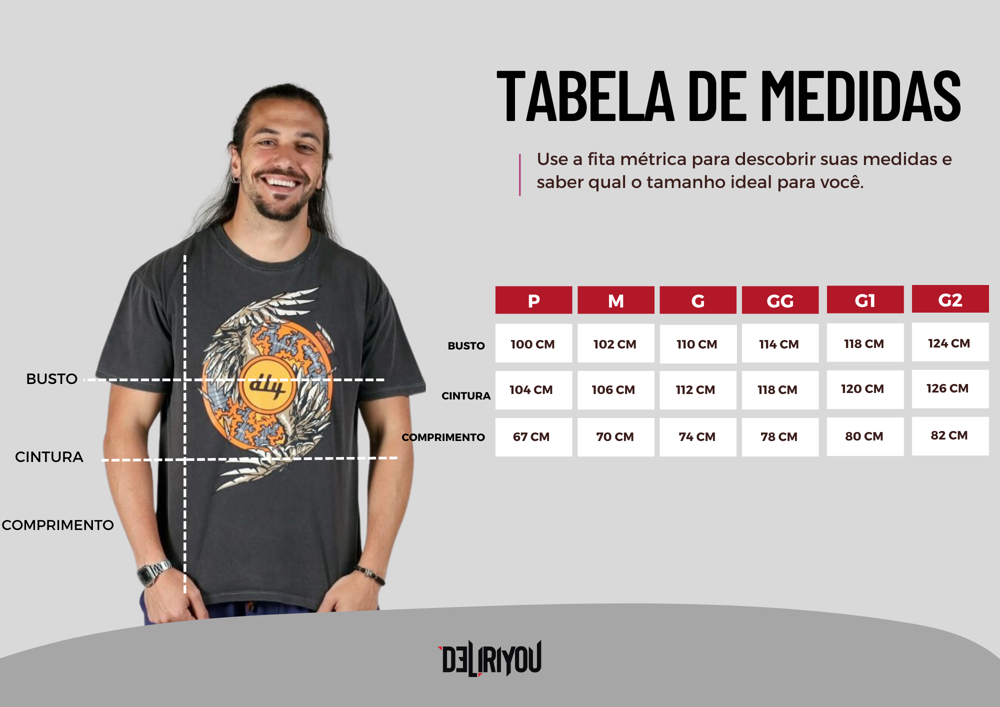 Tabela de medidas