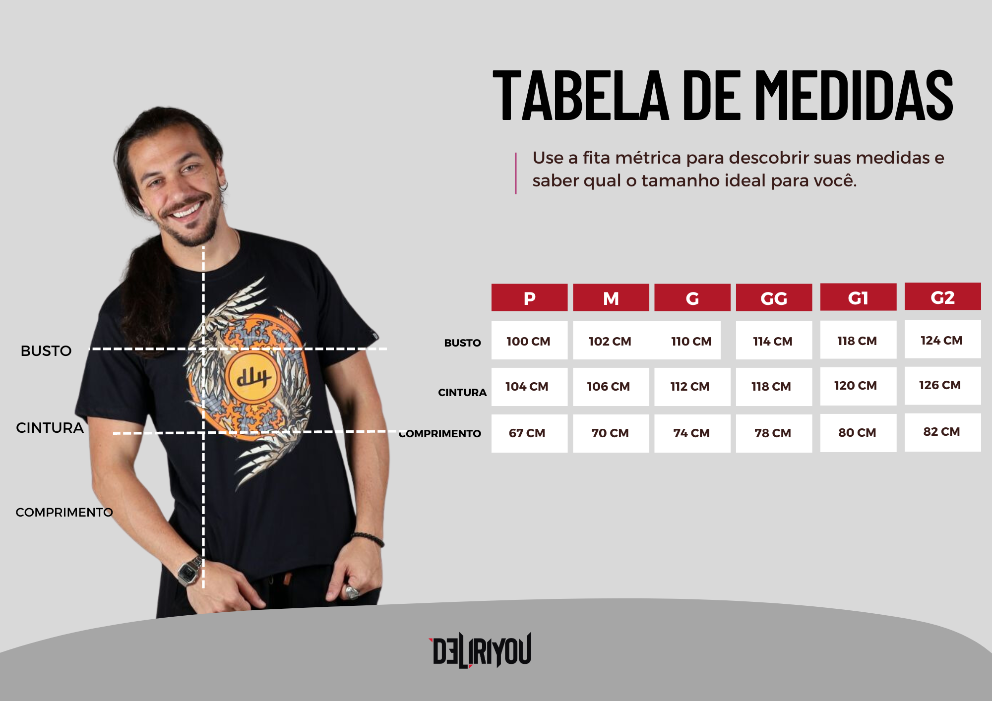 Tabela de medidas