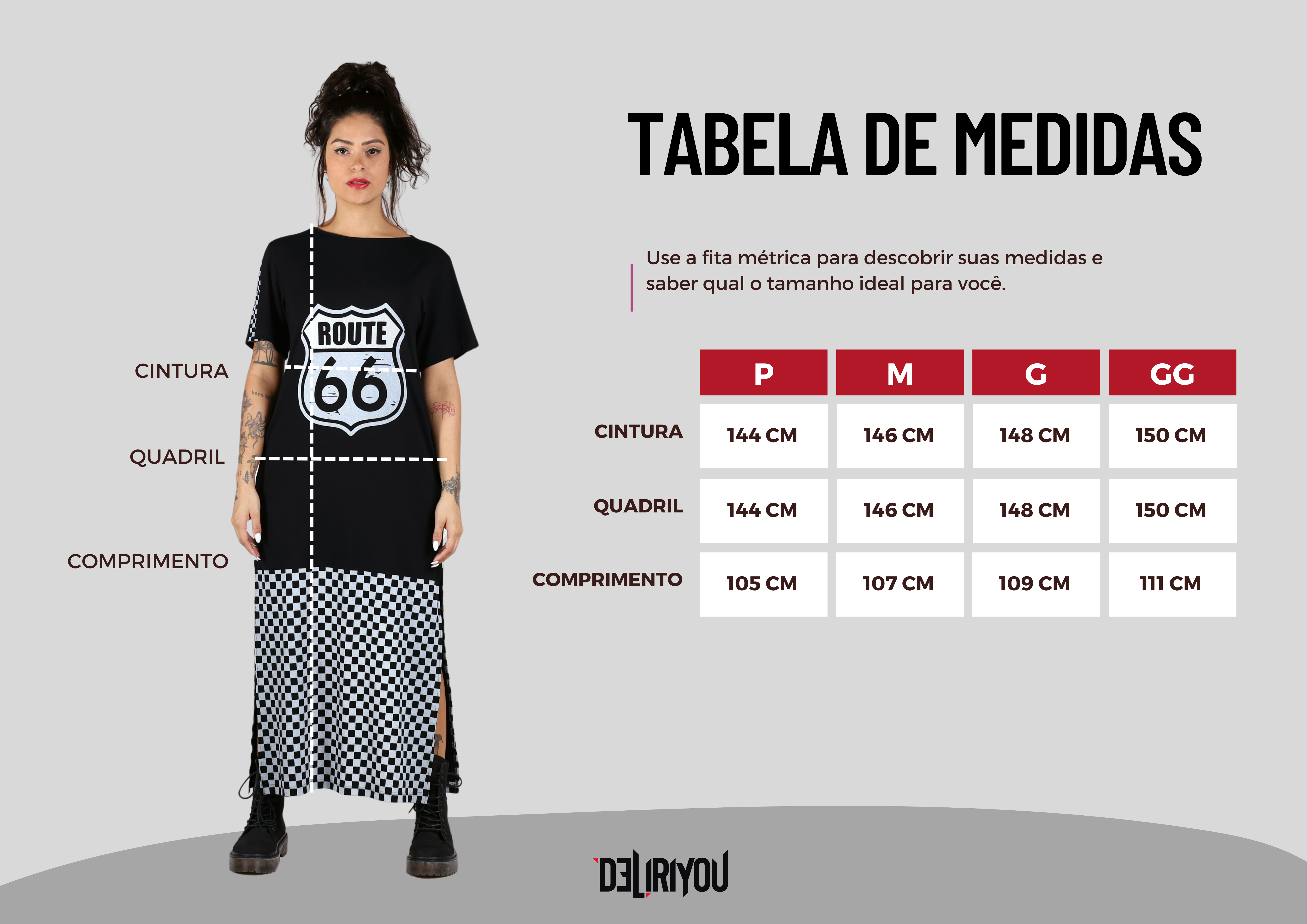 Tabela de medidas