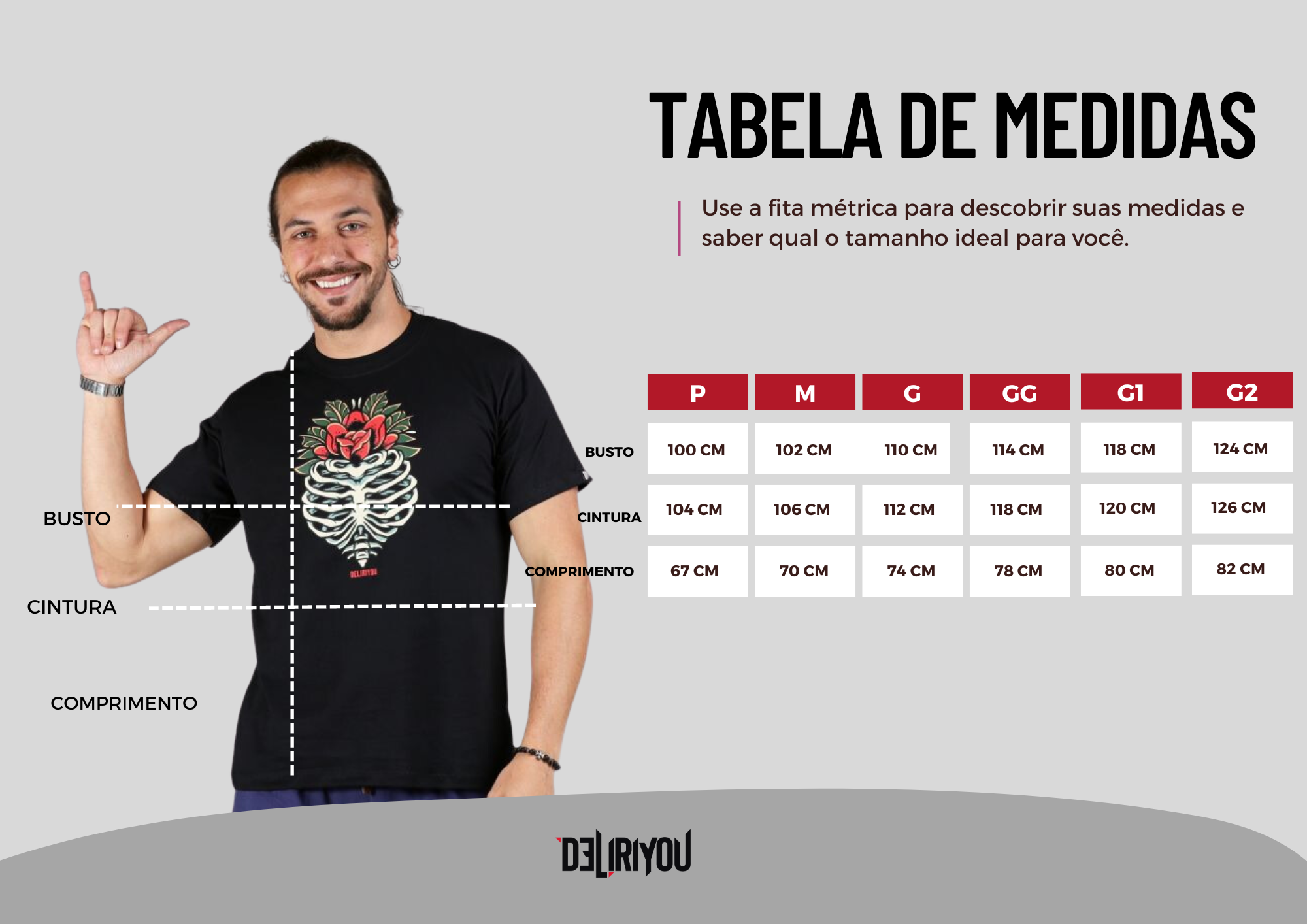 Tabela de medidas