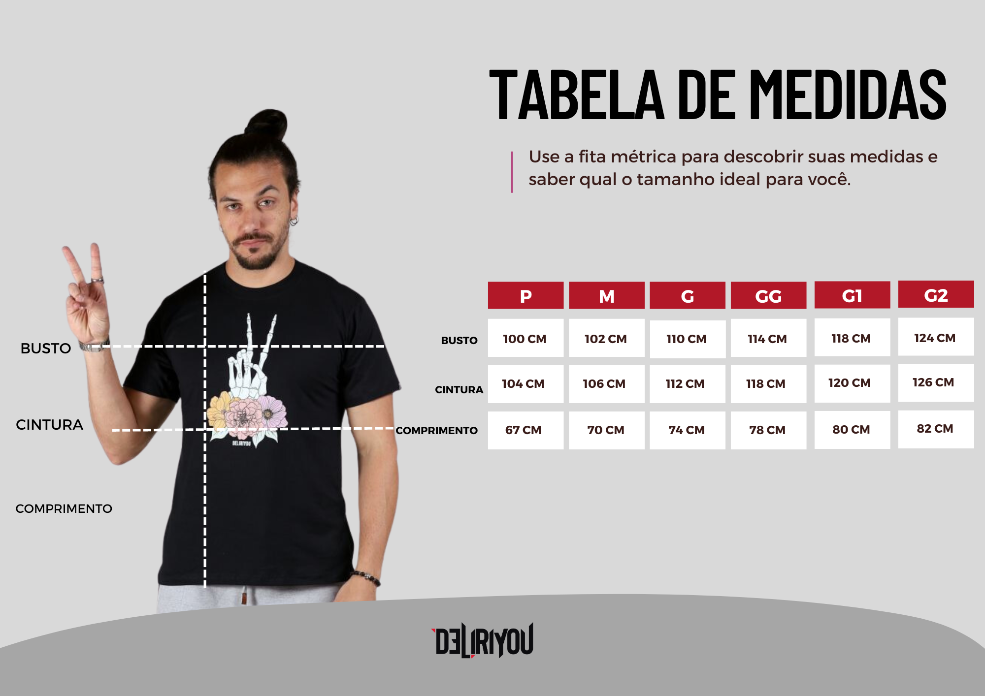 Tabela de medidas