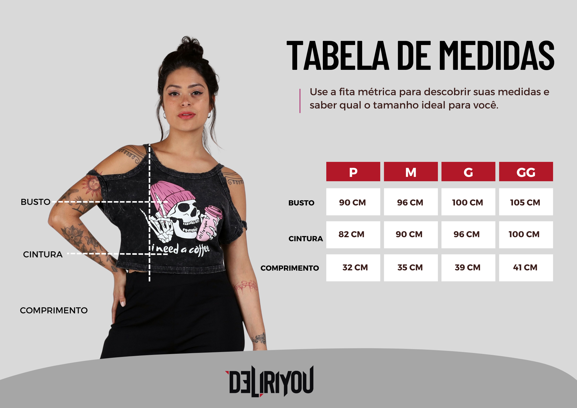 Tabela de medidas