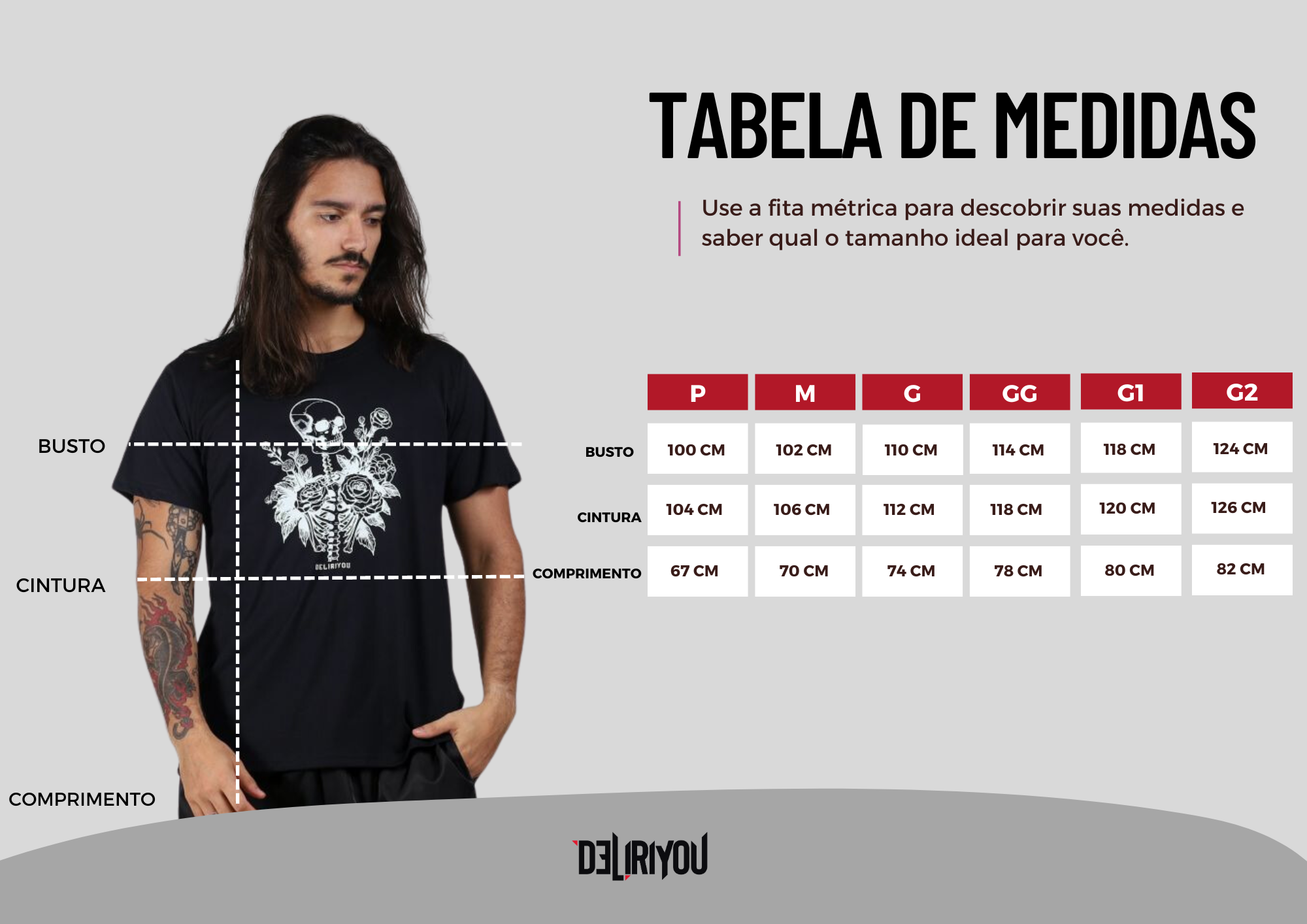 Tabela de medidas