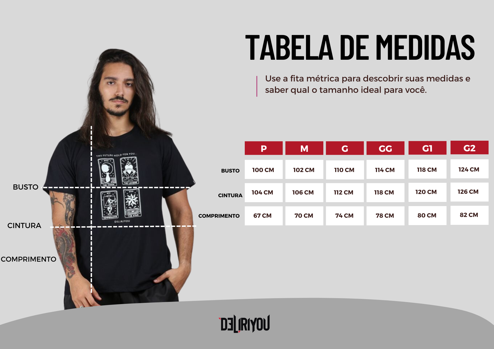 Tabela de medidas