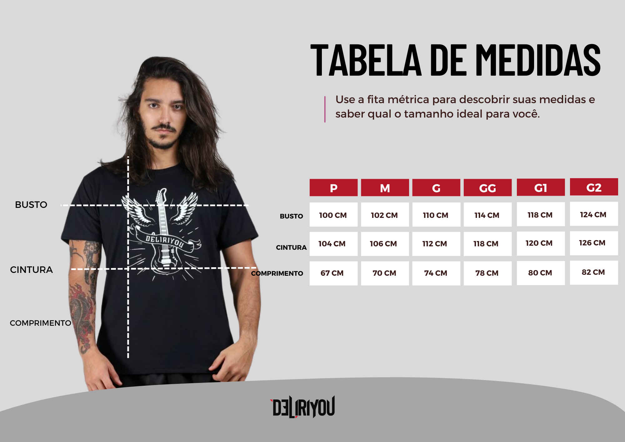 Tabela de medidas