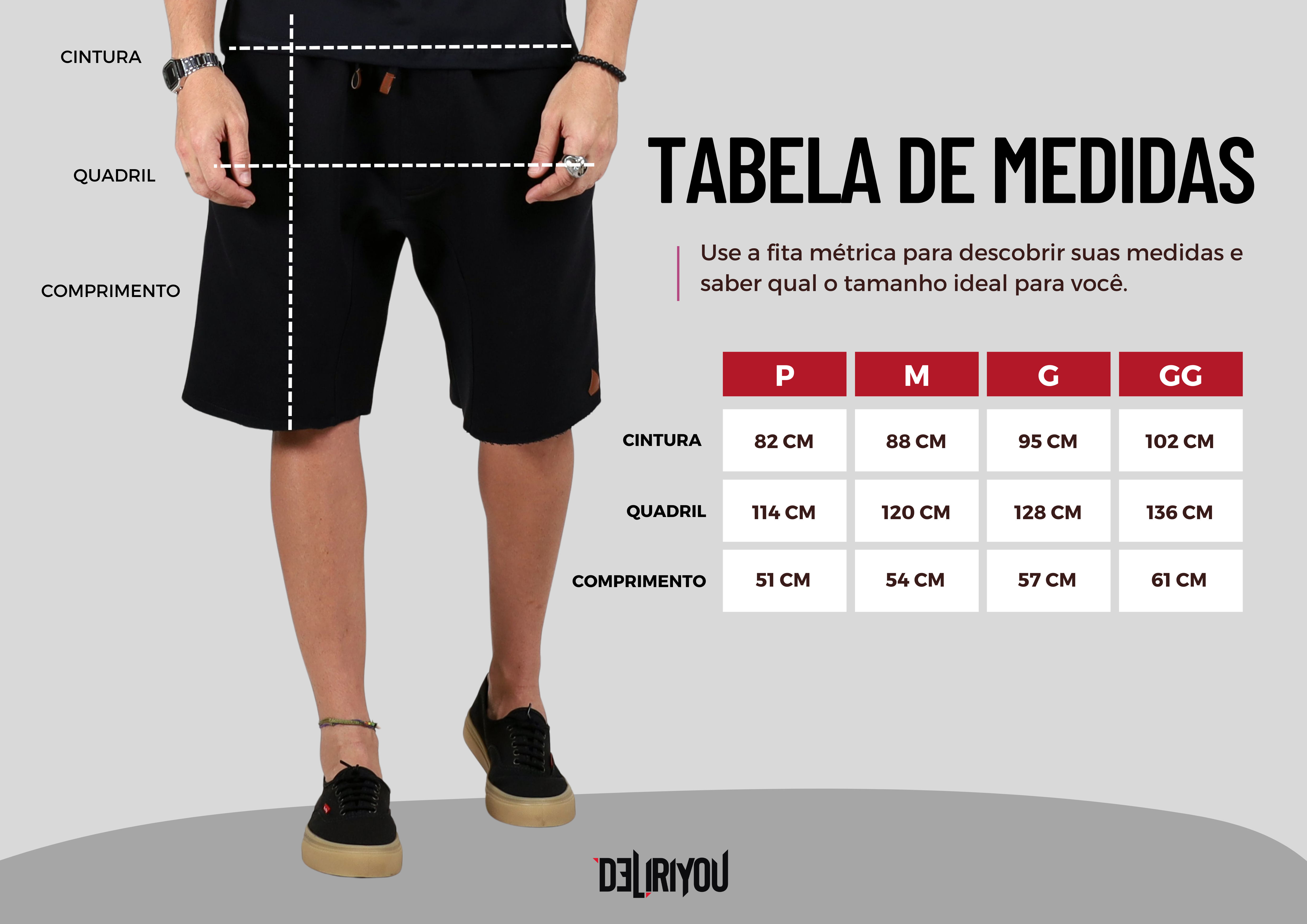 Tabela de medidas