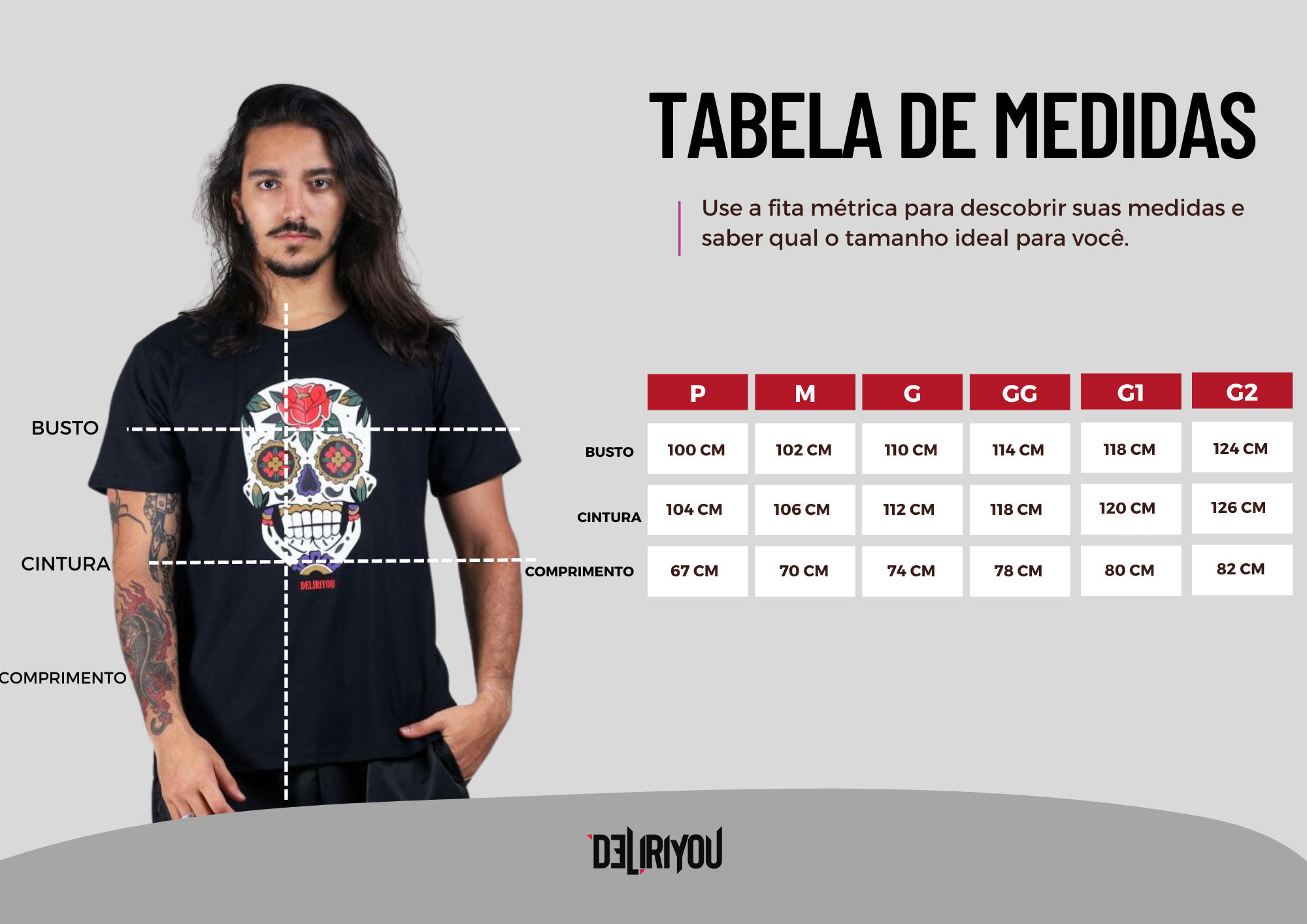 Tabela de medidas