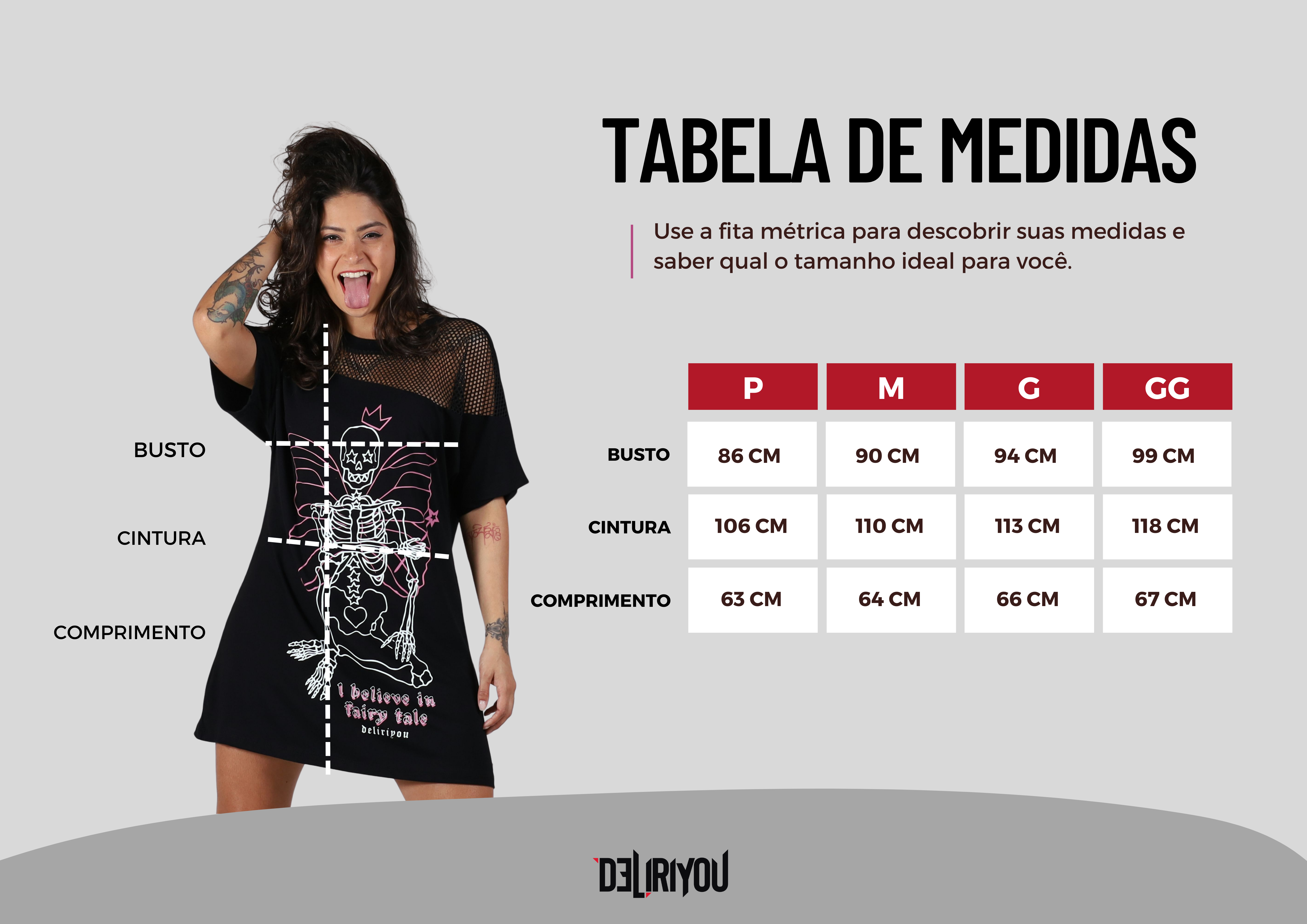 Tabela de medidas