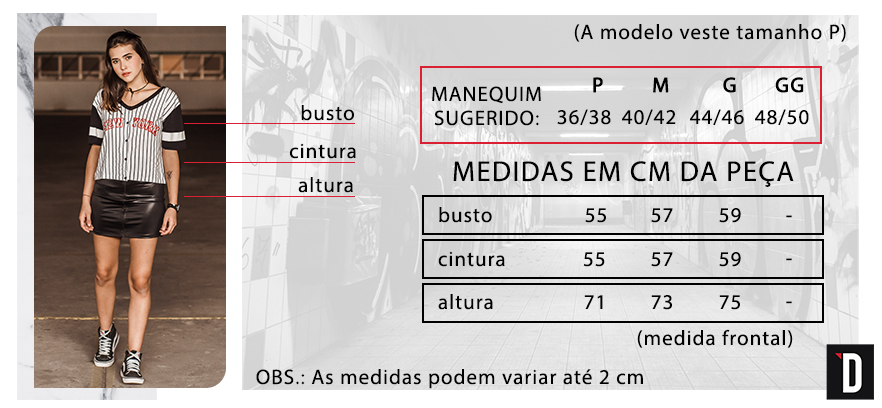 Tabela de medidas