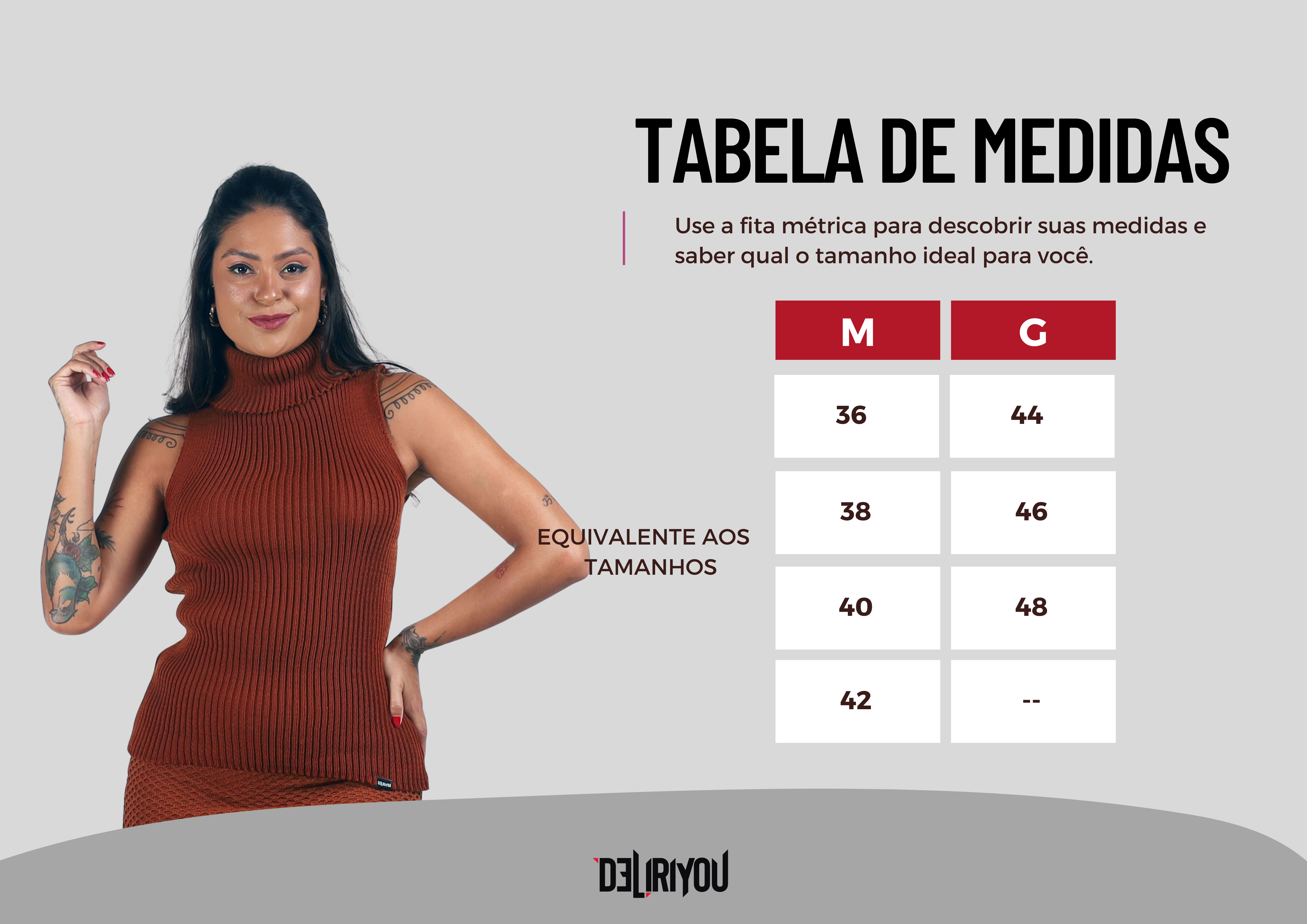 Tabela de medidas