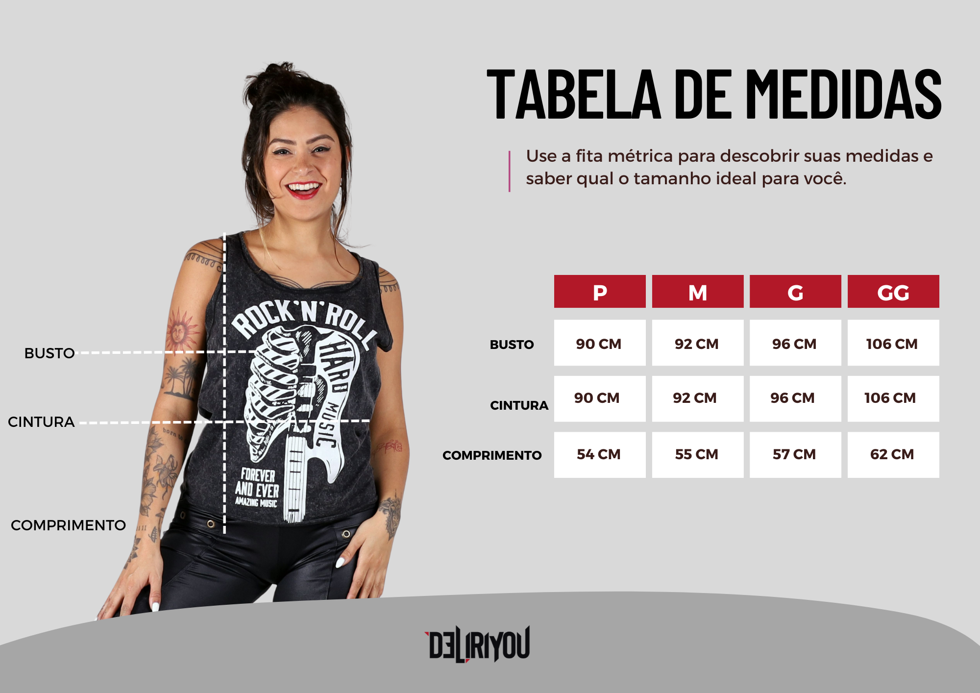 Tabela de medidas